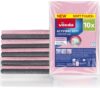 Vileda Actifibre Soft Universal Mikrofasertuch, Reinigungstuch aus 100 Prozent Mikrofaser für streifenfreie Ergebnisse, hohe Saugkraft, ideal für alle glatten Oberflächen, rosa und grau, 10 Stück