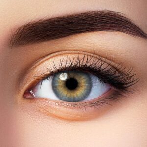 Aricona Farbige Kontaktlinsen mit Stärke, Blau, -4,75 Dioptrien, Brillante Augenfarbe & klare Sicht mit den natürlichen Farblinsen für Brillenträger mit Premium Hydrogel