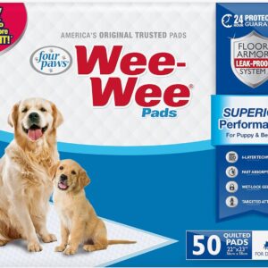 Interpet 301635 Four Paws – Wee Wee-Hygieneunterlagen, 50-er pack