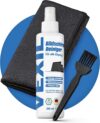 VEXIL® Bildschirmreiniger Spray – speziell für Smartphone, Tablet, Handy, Laptop, Monitor & Fernseher (LED, OLED, QLED, LCD, TFT) Entfernt schonend Fett & Fingerabdrücke – mit Mikrofasertuch & Pinsel