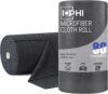 iophi 80 Stück Mikrofasertücher, Wiederverwendbare Putzlappen, Microfasertücher auf Rolle für Auto, Haus und Küche Abreißbare Lappen in 30 x 30 cm, Dunkelgrau