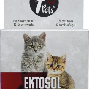 Schopf 310112 Ektosol Tropfen, Parasitenbekämpfung für Katzen, 10 ml