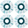 4 Stück Bodenwischer Ersatzbezug für Leifheit Clean Twist Disc Mop Micro, für Leifheit Bodenwischer Ersatzbezug/wischmopp leifheit, Faser-System für alle Bodenarten Geeignet, Effiziente Wasseraufnahme