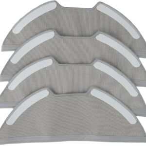 Gdfnmogo Wischtuch-Pads, Mikrofaser-Wischlappen für M9 für Nere10s E10S für Obode A8, A8 Plus Roboter-Staubsauger (4 Stück)