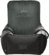 Luxuriös Hunde Auto Sitz | Autositz für Hunde, Rückbank, Vordersitz | Universal Waschbar Hundeautositz für Hunde und Katzen | Farbe: Schwarz | Kunstleder, Flauschig Plüsch | Große: 55 x 55 cm