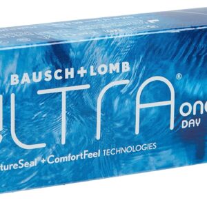 Bausch + Lomb ULTRA ONE DAY, sphärische Tageslinsen, Premium Kontaktlinsen weich, 30 Stück, / BC 8.6 mm / DIA 14.2 / -2,50 Dioptrien