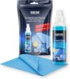 SUBTAN ScreenClean Pocket – Display-Reinigungsset für unterwegs – 100ml Display Reiniger + Display-Tuch 30×38 cm – Set für Smartphone und Tablet – Made in Germany