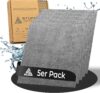 stuff from above® 5 Stück Premium Mikrofasertücher für Auto 300GSM (ohne Rand) 100% Fusselfrei, saugstark, weich – Mikrofasertuch für Autolack & Cockpit zum Polieren, Trocknen & Reinigen 40x40cm grau