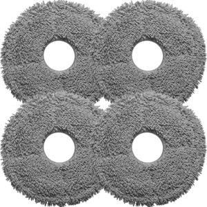 Dreame 2x Paar Ersatzmopps für DreameBot L10s Pro, bis zu 180 rpm, konstanter Druck, gründliche Bodenreinigung
