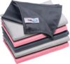 Pella Microfasertuch 2er Pack 6 Stück Fenstertuch Streifenfrei, Autopflege, Putzlappen Küche – Reinigungstücher und Putztücher ohne Putzmittel, Microfasertücher Auto, Staubtücher Putztücher