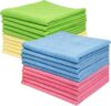 ZOLLNER 20er Set Mikrofaser Putztücher, 40×40 cm, 280 GSM, gemischte Farben