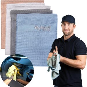 Roland Germany Mikrofasertücher 42×68 Microfasertuch Autopflege, Putzlappen Küche Reinigungstücher und Putztücher ohne Putzmittel, Auto, Putztücher, Mikrofaser Handtuch (Farbe 2)