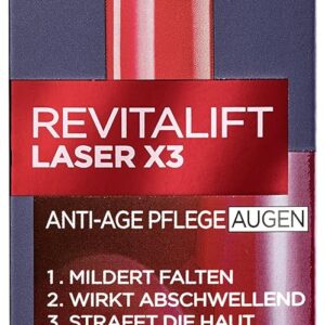 L’Oréal Paris RevitaLift Laser X3 Augenpflege, 15 ml