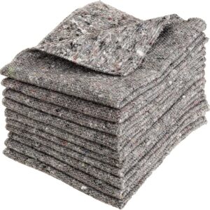 SIDCO Bodentuch 10 x Scheuertuch Putzlappen Aufnehmer Profi Wischtuch grau 50×50 cm