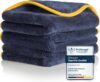 Aurum-Performance® Microfasertücher zur professionellen Autopflege Dank 1200GSM und 50x40cm – Perfektes Microfasertuch als Trockentuch und Poliertuch mit hoher Saugkraft und Aufnahmekapazität (3)