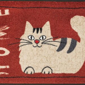 wash+dry Fußmatte, Catty Home 50×75 cm, innen und außen, waschbar