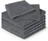 Blumtal 6er Set Mikrofasertücher 30×40 cm Lappen – Geschirrtücher Anthrazit – Microfasertücher Putzlappen Waschbar bei 60°C – Reinigungstücher Fensterputztücher – Premium Putztücher Allzwecktücher