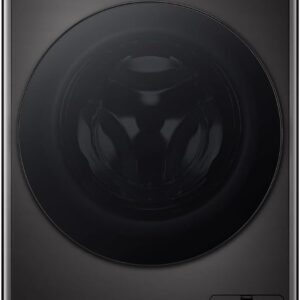 LG W4WR7096YB, Klasse D, Frontlader-Waschtrockner 9 – 6 kg, 62 x 60 x 85 cm, Wi-Fi, AI Direct Drive, Tiefenreinigung mit Dampf, TurboWash 360, Große Kapazität, Außentür aus gehärtetem Glas, Weiß