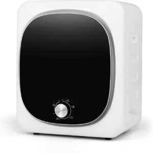 COSTWAY Mini Wäschetrockner 5KG, 5 Programme, bis zu 69℃, Ablufttrockner mit Überhitzungsschutz und Mehrfachfiltration, Trockner für Wohnmobile, Wohnheime und Zuhause, 800W