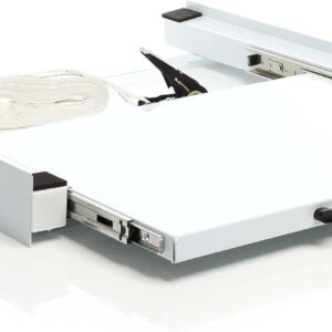 Wiltec Zwischenbaurahmen mit eckiger Ablage, max. 150 kg, Verbindungsrahmen für Waschmaschine und Trockner übereinander Stellen