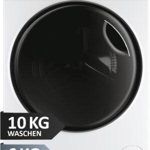 Haier I-PRO SERIE 3 HWD100-B14939 Waschtrockner I 10kg Waschen, 6kg Trocknen I 1.400 U/Min. & Direct Motion Motor I Inkl. Aquastop-Schlauch und Refresh-Programm [Energieklasse D]