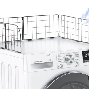 Magnetischer Wäscheschutz, 61 cm breit, Metall-Wäscheschutz für Waschmaschine und Trockner, Waschtrockner, Arbeitsplatten-Organisation, Wäschetopper für die meisten Frontlader- und
