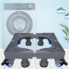 Untergestell Für Waschmaschine Einstellbar Sockel Für Waschtrockner Stark Und Robust Untergestell Für Waschmaschine Trockner,8Beine-4Rollen