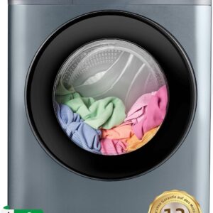 CHiQ Waschmaschine 8 kg, 1400 U/M, Counter Depth, große Trommel, Inverter-Motor, Time, Pause/Start, Frontlader-Washer CFL80-14586IM3XA