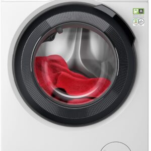 AEG LR9W75490 WiFi Waschmaschine / Serie 9000 mit AbsoluteCare / SoftWater – Wasservorenthärtung / ProSteam – Auffrischfunktion / 9,0 kg / Leise / Mengenautomatik / Nachlegefunktion / 1400 U/min