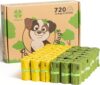 YORJA Hundekotbeutel biologisch abbaubare kotbeutel für hunde, 720 Stück, auslaufsicher,extra groß,dick und stark