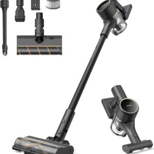 dreame R10 Pro Wireless Vacuum Cleaner, 20,000PA / 150AW Strong Suction Power, 65 Minutes Runtime, Multi-Surface Brush, LED Lights, Ideal for Home and Car Cleaning, Lightweight & Versatile