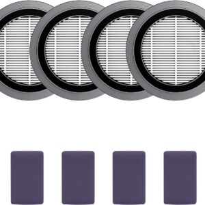 Fieety U15 Replacement Parts – 4 HEPA Filters + 4 Aroma Diffuser Tabs
