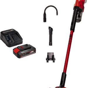 Einhell cordless upright vacuum cleaner TE-SV 18 Li-Solo Power X-Change (Li-Ion, 18V, bagless cordless upright vacuum cleaner, 0.6 l collection container, incl. 2,5 Ah Battery and Charger)