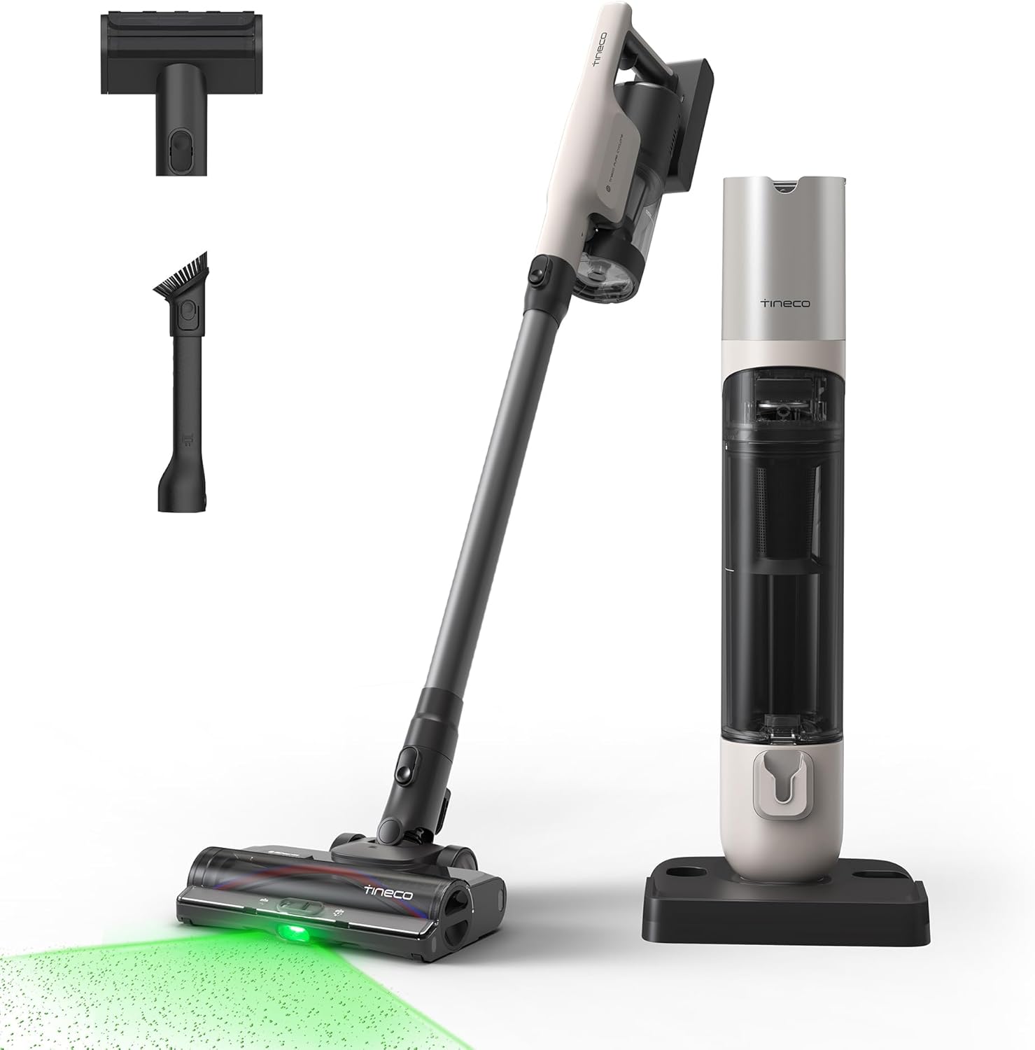 Tineco Pure One Station 5 Pro Battery Vacuum Cleaner, Auto-Empty, 200 AW