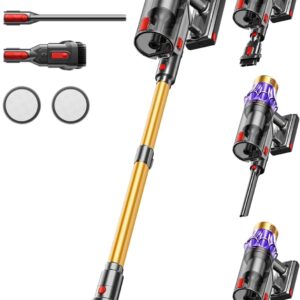 Cordless Vacuum Cleaner 55KPa/650W/80Min Self-Standing, 1.8L