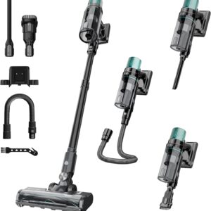 Cordless Vacuum Cleaner with Hose for Pet Hair, Carpets, Hard Floors, Car