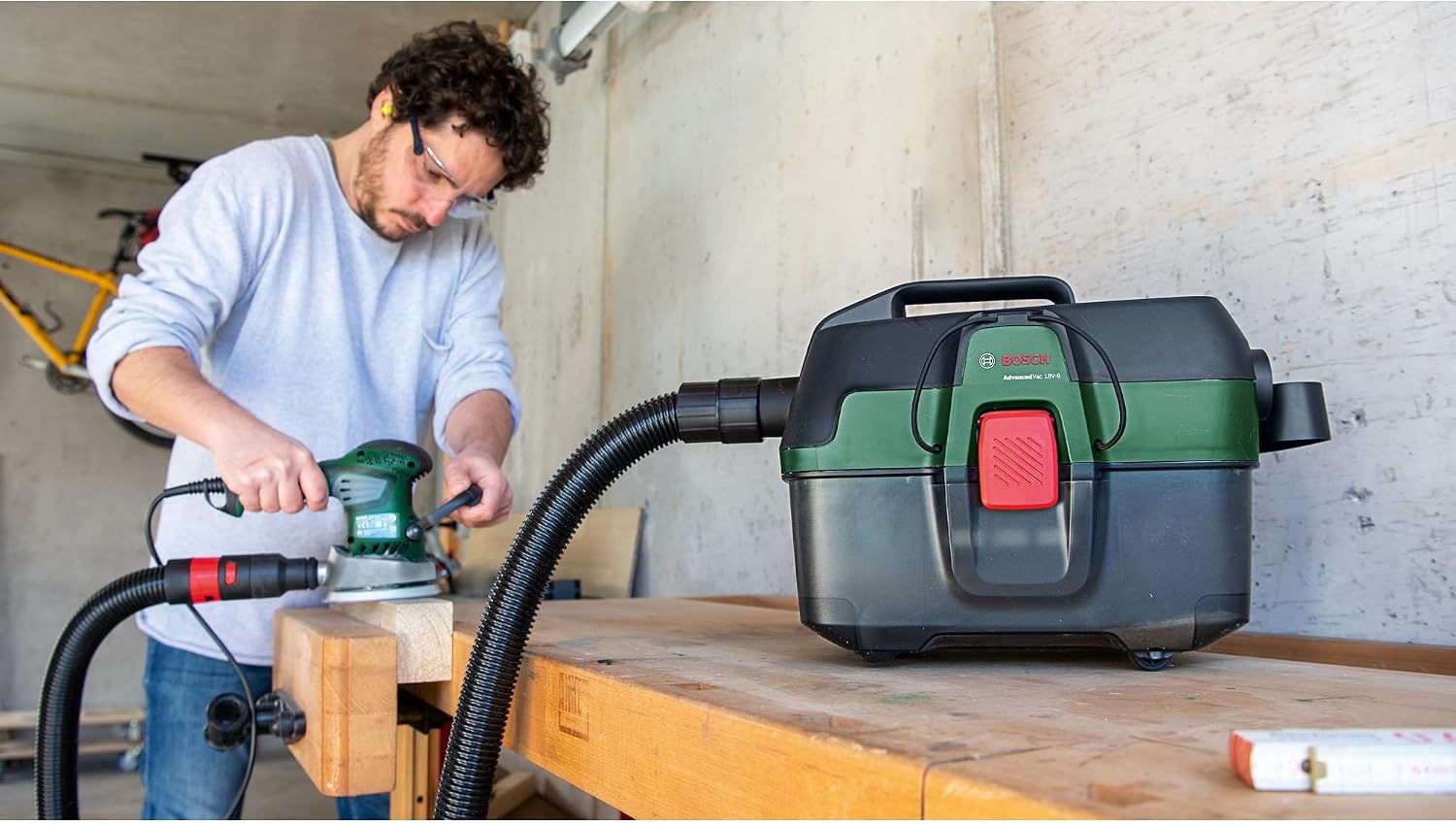 Bosch AdvancedVac 18V-8 Battery Wet and Dry Vacuum Cleaner (without Battery, 18 Volt System, with Accessory Set, in Box) – Bild 6