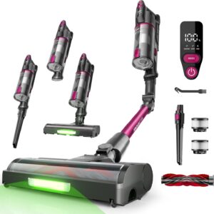 FAMIVAC FV3 Cordless Vacuum Cleaner, Kink Tube, 60 Kpa & 50 Min, Green LED