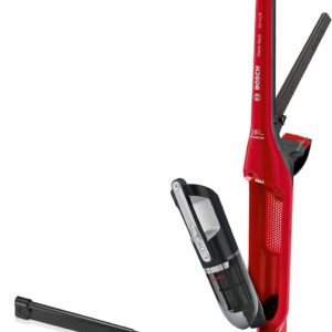 BOSCH BBH3ZOO28 Flexxo Zoo’o 2-in-1 Cordless and Multifunctional Broom Vacuum Cleaner – 2 Speeds – 28 V – 55 Minutes Running Time – Red