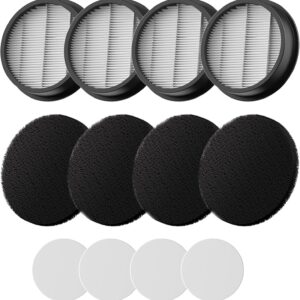 Fieety Ultra 11 Vacuum Cleaner Accessories - Filter Kit (4 Aroma Tablets + 4 HEPA High Performance Filters + 4 Sponge Filters)
