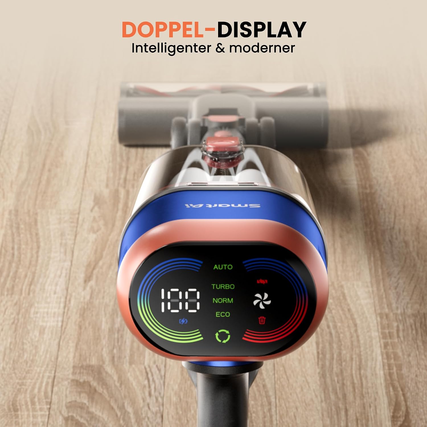 V15 Ultra Battery Vacuum Cleaner, 58 kPa, 600 W, 75 Min, 1.8 L – Bild 3