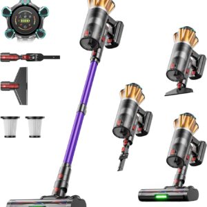 Cordless Vacuum Cleaner 650W/55kPa/70Min with Hurricane Mode