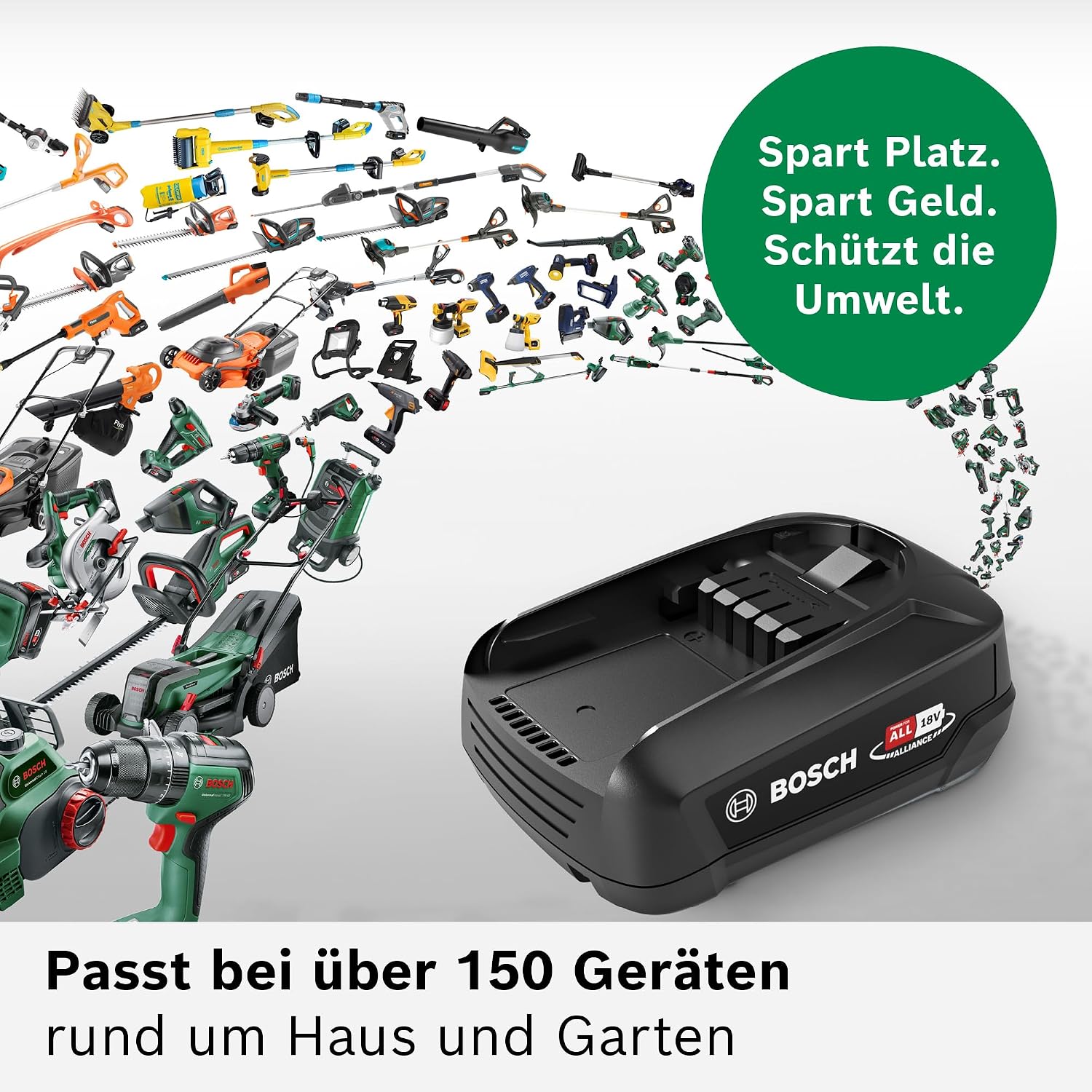 Bosch BHZUB1830 3000mAh 18V rechargeable battery - Rechargeable Batteries (3000 mAh, 18 V, Black, 1 pc(s)) – Bild 7