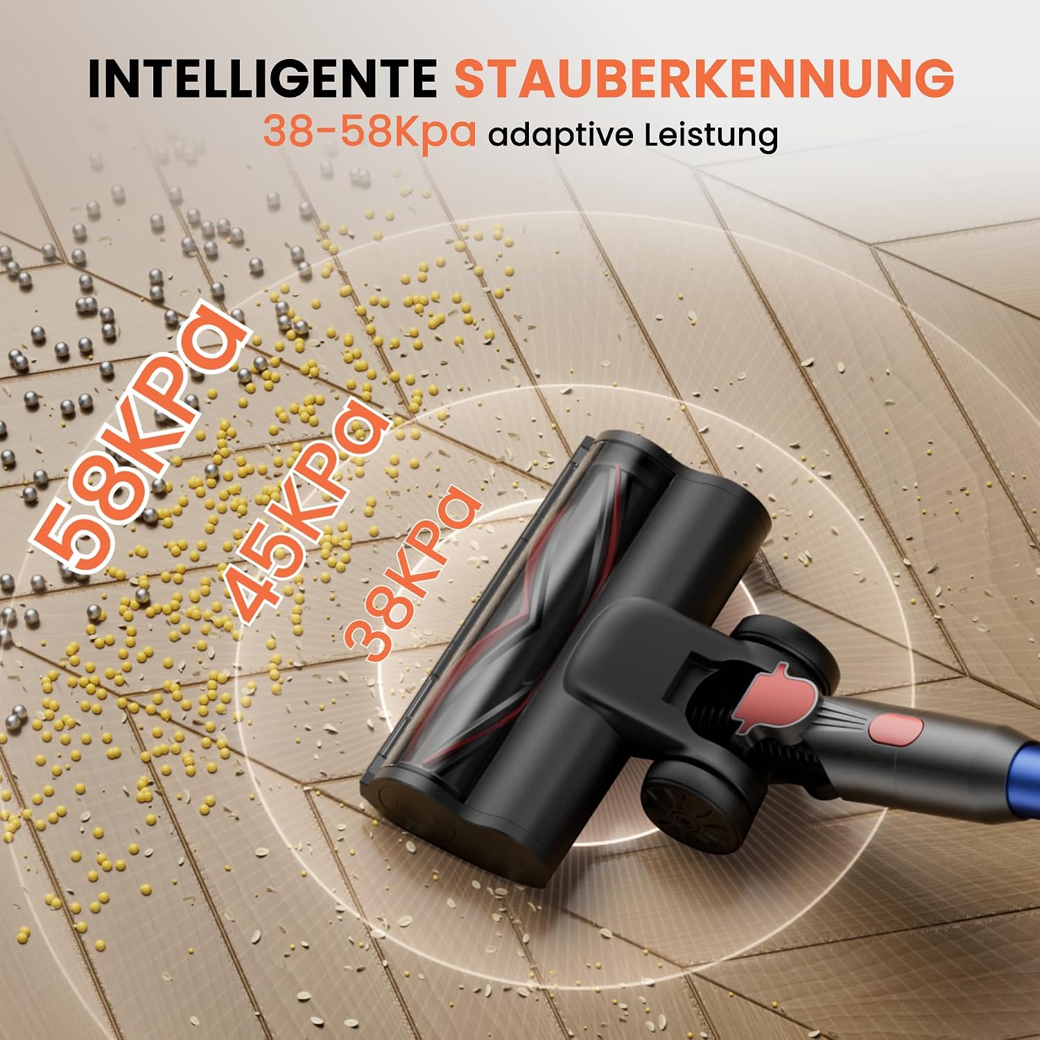 V15 Ultra Battery Vacuum Cleaner, 58 kPa, 600 W, 75 Min, 1.8 L – Bild 7