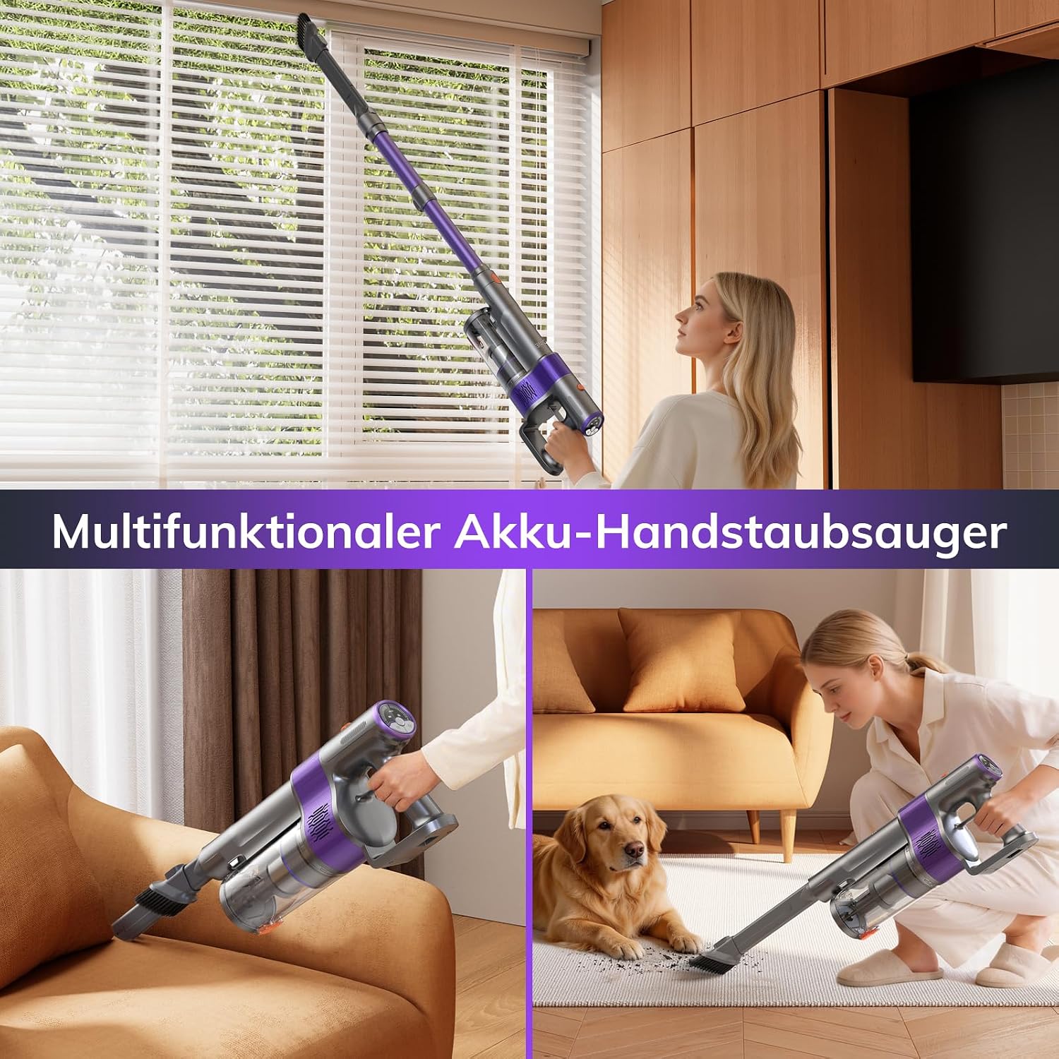 S90 Pro Cordless Vacuum Cleaner with Suction Station 35kPa/350W – Bild 8