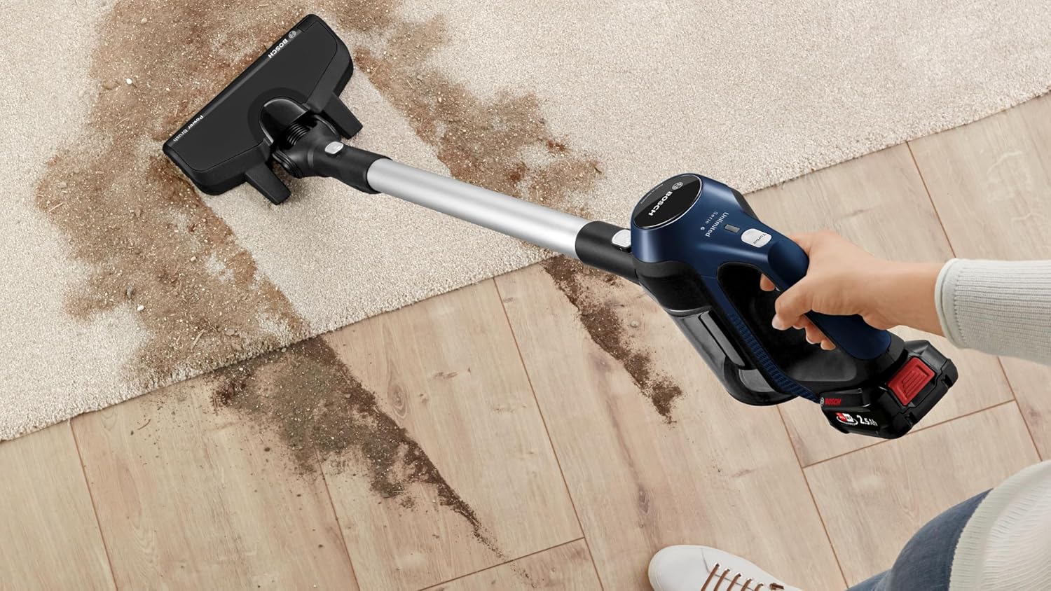 BOSCH BBS611MAT Unlimited I 6 Series Cordless Multifunctional Vacuum Cleaner Integrated Handheld Vacuum Cleaner 2 Speeds B – Bild 2