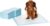 Amazon Basics Trainingspads für Hunde und Welpen, auslaufsicheres 5-lagiges Design mit schnell trocknender Oberfläche, Normal (50Stück), Blau