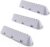 3 x DEKAROX Trommelrippe 225x53x40mm 12 Löcher für Indesit C00799111 C00268109 Whirlpool Bauknecht 488000799111 482000023096 für Waschmaschine Waschtrockner