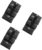 SOLUSTRE 3st Aufbewahrungstasche Messingbeutel Gorillawagen Reinigungswagen Hausmeister-wagentasche Haushalts-Caddy Servicewagen Reinigungsbeutel Trolley-ersatztasche Oxford-Stoff Black