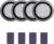 Fieety U15 Replacement Parts – 4 HEPA Filters + 4 Aroma Diffuser Tabs